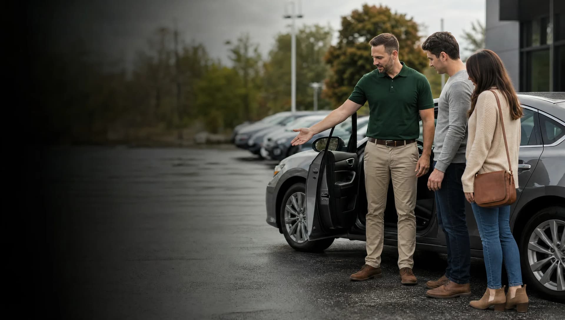 Automotive sales conversation in the field