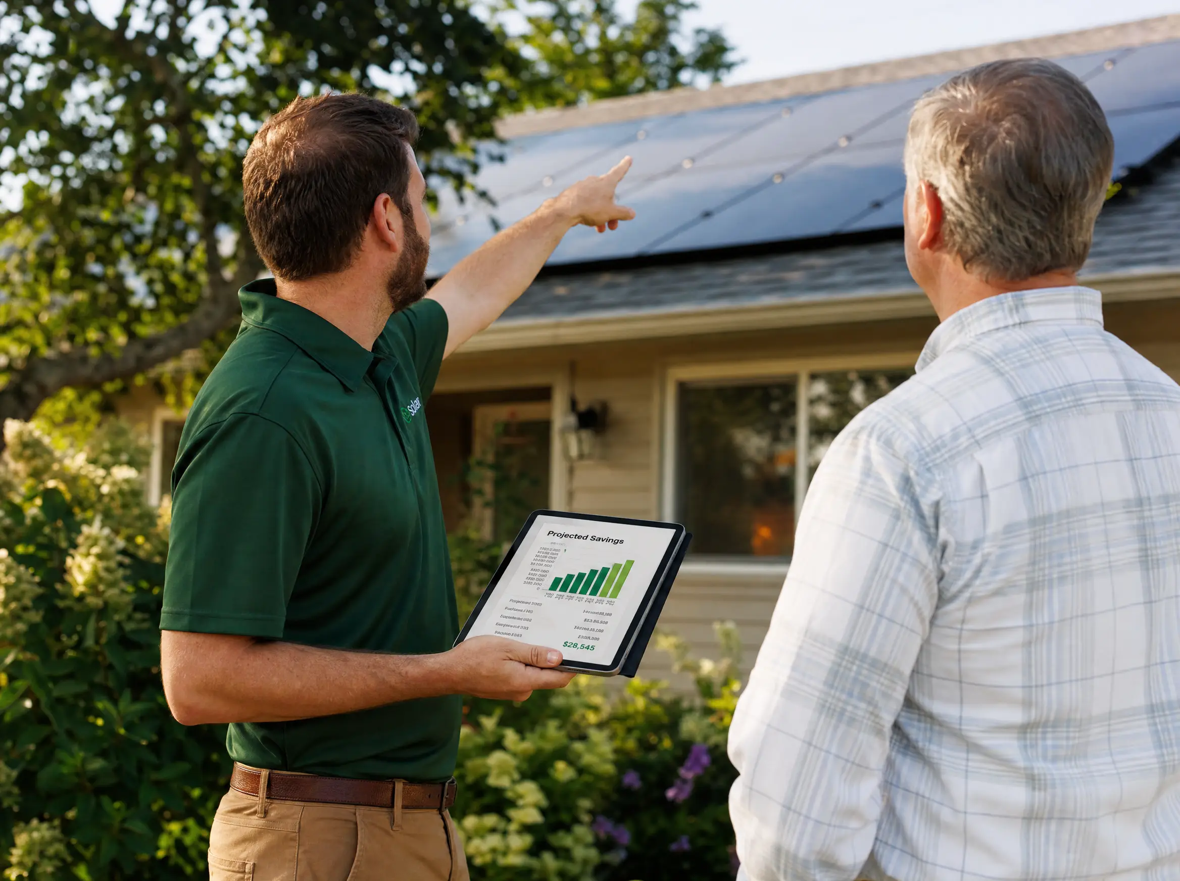 Solar sales in the field